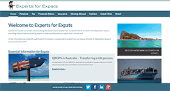 Desktop Screenshot of expertsforexpats.com